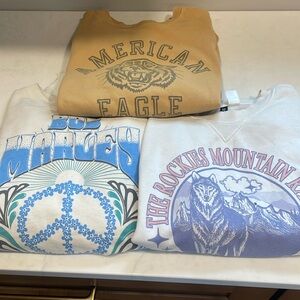 Crew neck sweatshirts